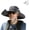 Dark Gray, variant on Solar Panel Fan Hat, Outdoor Wide Brim Sun Hat with 2 Solar Fan Sun Bucket Hat, UPF 50+ Bucket Fishing Beach