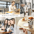 thumbnail image 4 of 800ML Stainless Steel French Press Coffee Maker, French Press with Triple Filters, French Press with Keep Warm Function and Steel Piston, 4 of 5