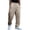 Khaki, variant on WIZUTIZ Mens Casual Baggy Pants Wide Leg Travel Pants Streetwear Joggers with Pockets