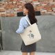 thumbnail image 2 of Women Fashion Satchel Tote Ladies Casual Canvas Shoulder Bag Large Capacity Shopping College Top Handle Handbag, 2 of 5