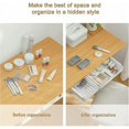 thumbnail image 3 of SHAR White Under Desk Hidden Drawer Organizer for Office - Convenient Self Adhesive Storage Solution, 3 of 5