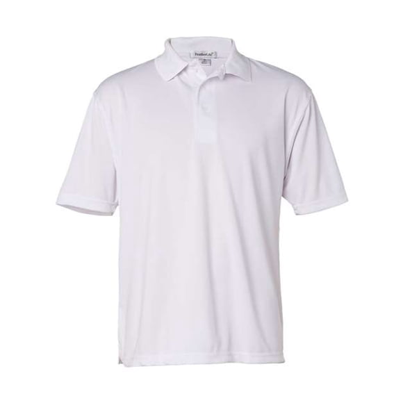 Piqué de malla de poliéster para hombre PlumaLite Featherlite blanco L