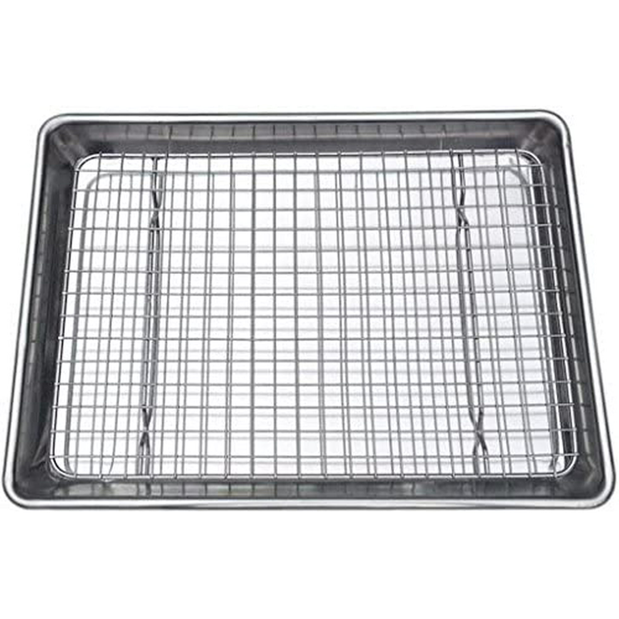 Checkered Chef Quarter Sheet Pan and Rack Set. 22 15cm Aluminum Cookie Sheet Baking Sheet Pan with Stainless Steel Oven Safe Cooling Rack Walmart