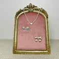 thumbnail image 4 of Classical Photo Frame Jewelry Showcase Flannel Lined Resin Construction Earring Necklace Holder For Home Retail Use, 4 of 8