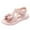 Pink, variant on NOKIO Girls' Stylish Sandals Kids Summer Camp Sandals Girls' Foam Sandals Girls Sandals Kids Open Toe Ankle Strap Dress Shoes Wedding Party For Toddler Kids Rhinestone Bow Princess Shoes