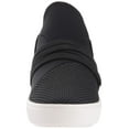 thumbnail image 2 of Womens Steve Madden Lancer Fashion Sneakers, Black, 2 of 5