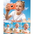 thumbnail image 2 of W & O Q8 Zoom 16X Zoom 64 MP CMOS Point & Shoot Digital Camera with SD Card, Orange, 2 of 8