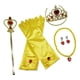thumbnail image 3 of Accesorios de disfraz de princesa para niñas, ropa para niños, disfraz de cosplay Amarillo, 3 of 9