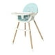 thumbnail image 4 of Silla alta para bebé, silla de alimentación con cojín de PU, cómoda, ajustable, silla de comedor para bebé multifuncional para niñas y niños Azul, 4 of 9