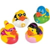 Toy Superhero Rubber Ducks Bath Set Of 12