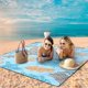 thumbnail image 5 of Manta de playa WIWIGO impermeable a prueba de arena de 200 x 240 cm para 2-8, 5 of 6