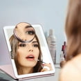 thumbnail image 3 of AGPtek 3xMagnifying 32LED Lighted Vanity Makeup Mirrors Touch Screen USB Portable Stand, 3 of 10