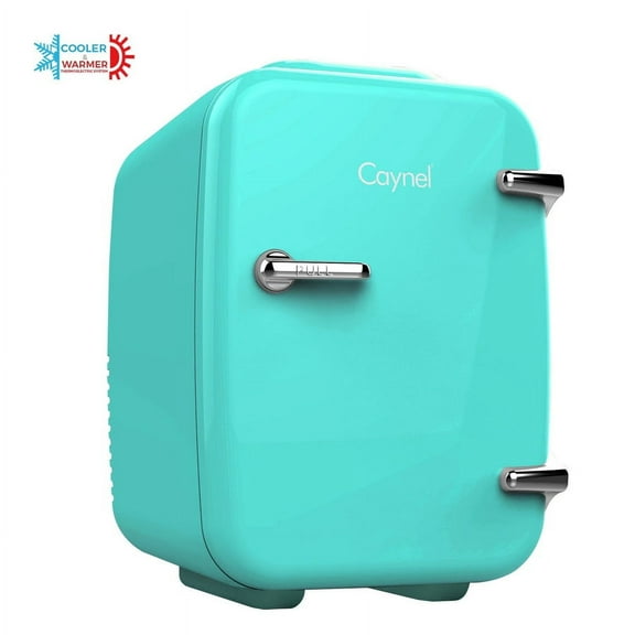 Caynel 4L Portable Eco-Friendly Thermoelectric Mini Fridge Teal, 459 lb, 110 V