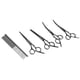 thumbnail image 5 of Kit de 7 tijeras para el cuidado de mascotas, tijeras de peluquería para perros y gatos, herramientas de corte y entresacado., 5 of 14