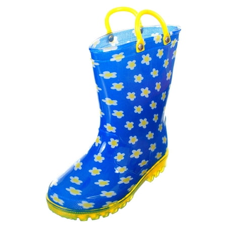 Lilly Girls' Light-Up Rubber Rain Boots (Sizes 5 - 12)