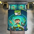 thumbnail image 5 of Duvet Cover Bedding Set Cartoon Print Soft Quilt Cover 3 Pieces, 1 Comforter Cover & 2 Pillowcases for Kids Teens Boys Girls Room Decor 102"x90", 5 of 8