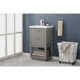 thumbnail image 3 of Design Element Klein 20" Single Sink Bathroom Vanity In Gray, 3 of 5