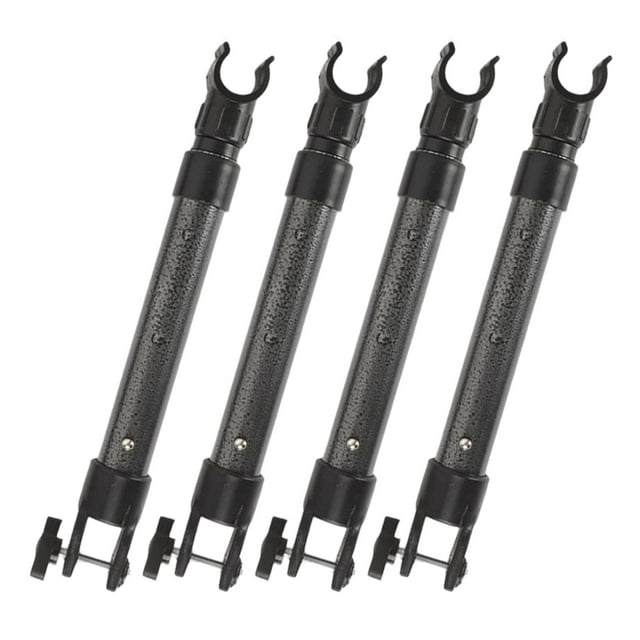 4 varillas de soporte para mesa de carrito de vagones, de repuesto, portátiles, resistentes, ligeras, telescópicas, ajustables para picnic en el patio