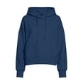 thumbnail image 4 of Dgankt Women's Oversized Cropped Hooded Pullover Sweatshirt Long Sleeve Drop Shoulder with Kangaroo Pocket, 4 of 9
