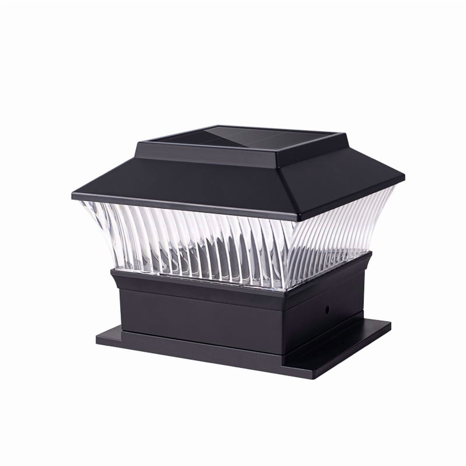8 Pack Solar Post Cap Lights Outdoor, Waterproof LED for 4x4 Fence & Deck Posts