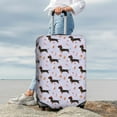 thumbnail image 6 of Picia Dachshund Dog Puppy Luggage Protector Cover Thicken Suitcase Protector Cover Fit 18-32 Inch Luggage-Large, 6 of 9