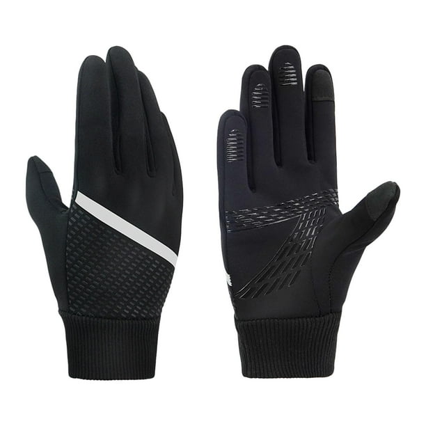 Guantes De Esquí De Invierno Manoplas Con Pantalla Táctil Antideslizantes Para Motocicleta Esquí Pesca XL Negro