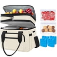 thumbnail image 1 of Lonchera Cooler Coobiiya Beige Aislada Expandible 23L, 1 of 8