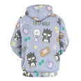 thumbnail image 2 of BAD BADTZ-MARU Hoodie with Pocket Anime for Men Women Couple Gift, 2 of 7