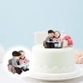 thumbnail image 1 of Figuras de pareja de ancianos MACHAO adorno para pastel de boda, 1 of 5