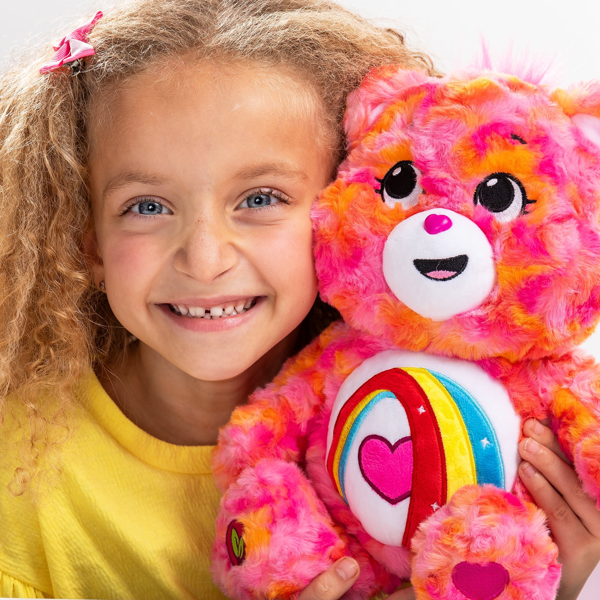 Bisounours Peluche moyenne Ours Joyeux Color Splash