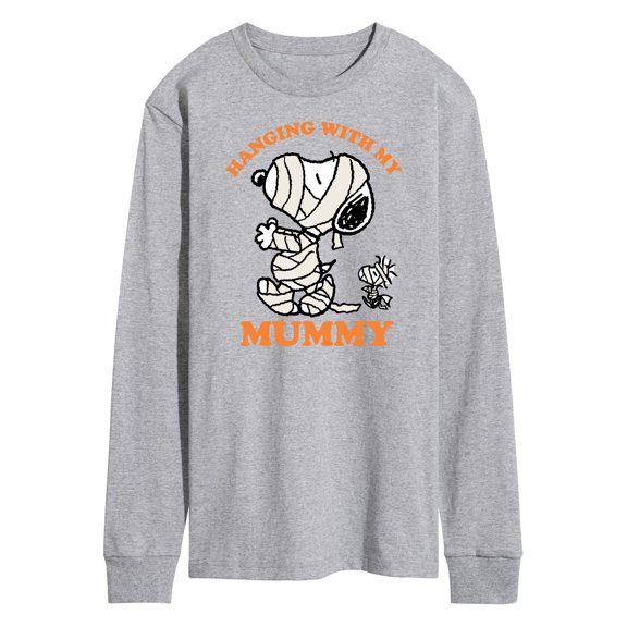 Peanuts - My Mummy Art - Men's Long Sleeve T-Shirt