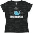 thumbnail image 3 of Inktastic Virginia Beach VA Cute Vacation Gift Women's T-Shirt, 3 of 5