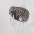 thumbnail image 4 of Unique Bargains 1 Pc Headband Corduroy Yarn Bow Hairband Coffee Color Gray, 4 of 5