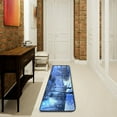thumbnail image 3 of SKYSONIC 2X6 Feet Winter Snow Forest Runner Rug with Rubber Backing, Snowy Non Slip Entryway Rug Runner Washable Soft Area Rug Carpet for Hallway Bedroom Kitchen Decor, 3 of 6