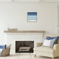 thumbnail image 2 of Stupell Industries Blue Coastal Gradient Sky Nature Painting Gray Framed Art Print Wall Art, 17 x 17, 2 of 8