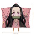 thumbnail image 2 of Kamado Nezuko Wearable Blanket Cloak Arctic Velvet Hooded Blanket Soft Fuzzy Hoodie Blanket Cape for Adults Kids 40"x50", 2 of 8