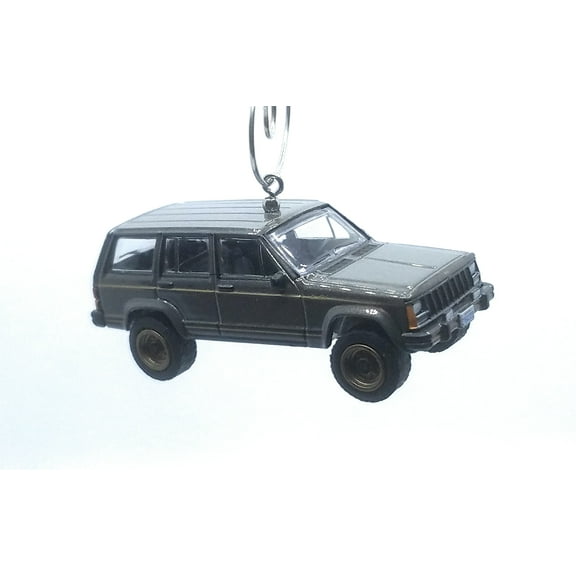 Christmas Ornament for 1988 Jeep Cherokee Limited Gray