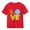 Red, variant on Piuwrlz Girls Short T-Shirts Kids Graphic Shirts Tops Cotton Pullover Pink Size 3 Years