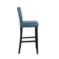 thumbnail image 3 of Tabouret de bar bleu égée Wallace, 3 of 7