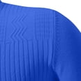 thumbnail image 5 of GaThRRgYP Men's Crew Neck Sweater Slim Fit Lightweight,Men's Winter Casual Fashion Solid Color Design Long Sleeved High Round Neck Sweater Blue XL, 5 of 8