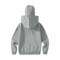 thumbnail image 5 of BiZtdJrK Streetwear Hoodies for Men with Mask Thermal Winter Double Hat Hooded Sweatshirt Solid Color Long Sleeve Zip Up Sports Jacket, Gray, XL, 5 of 10
