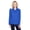 Royal Heather, variant on Team 365, The Ladies' Zone Sonic Heather Performance Quarter-Zip - DK GREY HEATHER - S