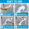 thumbnail image 5 of (2 Pack) Shower Handle 12 inch Grab Bars for Bathtubs and Showers Suction Grab B, 5 of 5