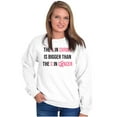 thumbnail image 3 of Christian Pink Ribbon Breast Cancer Women Plus Size Crewneck Sweatshirt Brisco Brands 5X, 3 of 5