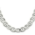 thumbnail image 3 of Auriga 925 Sterling Silver 12.3 mm Flat Anchor Chain Necklace for Mens 24", 3 of 5