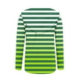 thumbnail image 2 of Uootdi Color Block Zip Up Drawstring Hoodies for Women Striped Casual Loose Fit Long Sleeve Sweatshirt Jacket with Pockets, 2 of 6