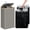 Grey, variant on Recycling Bin 100L, 26 Gallon Recycle Bins for Kitchen Indoor Outdoor Home with 2 Removeable and Reusable Inner Bag, Tall Recycle bin for Bottle Can Plastice Stickers (Beige)