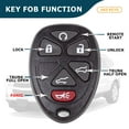 thumbnail image 4 of AKS KEYS Keyless Remote Fob for Chevrolet Suburban 1500, Tahoe, Yukon 2007-2018 (25 Pack), 4 of 6