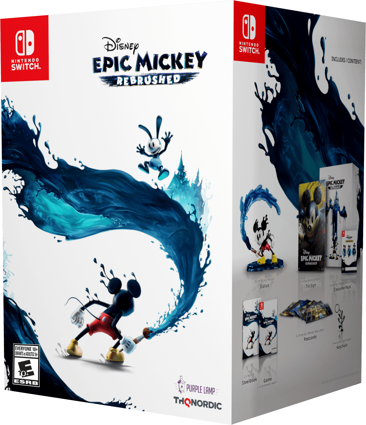 Open Box) Disney Epic Mickey: Rebrushed Collector's, Nintendo