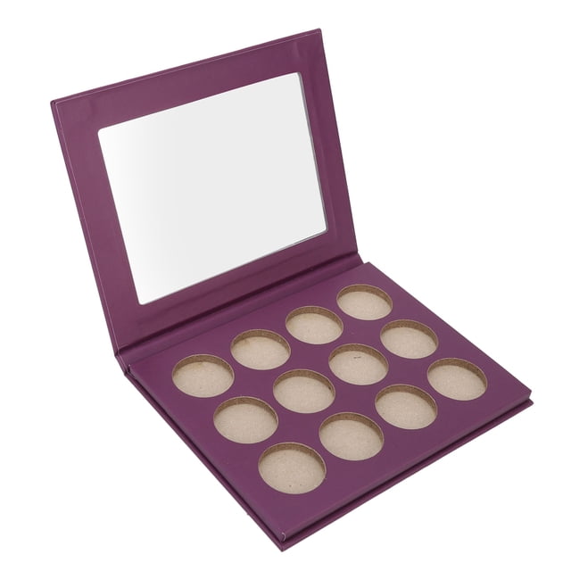 12 Hole Empty Eyeshadow Palette Portable DIY Makeup Empty Blush Bronzer Palette Empty Storage Palette Suitable For Cosmetics Store Women Makeup Artist